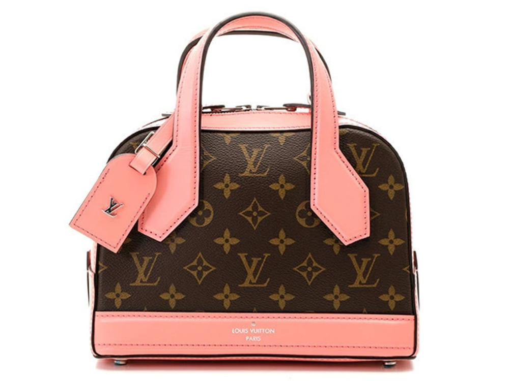 LOUIS VUITTON Bag Handbag Dora Monogram Rose Pink